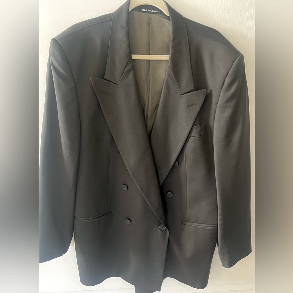 Yves Saint Laurent YSL vintage men’s worsted wool vintage made in Canada